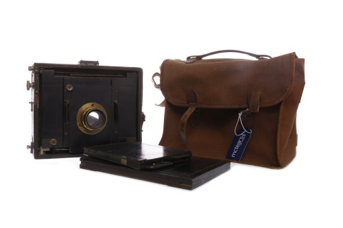 Lot 1039 - FALZ & WERNER PLATE CAMERA numbered 105993 to...