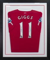 Lot 1211 - RYAN GIGGS AUTOGRAPHED MANCHESTER UNITED...