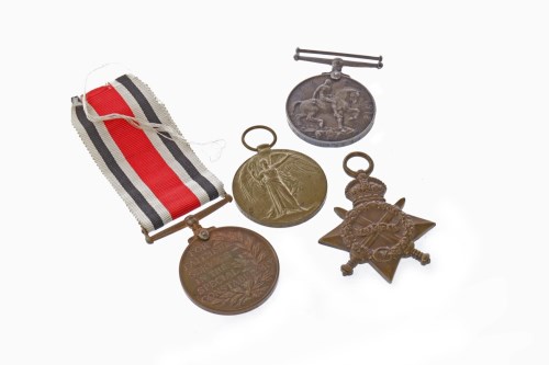 Lot 1236 - WWI MEDALS AWARDED TO 46020 PTE J.W. BOYD...