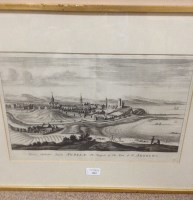 Lot 1263 - 17TH CENTURY LINE ENGRAVED PROSPECT VIEW of...