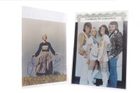 Lot 1311 - MUSICAL INTEREST: SIGNED PHOTOGRAPHS OF ABBA...