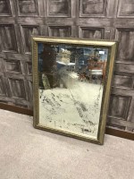 Lot 1374 - 18TH CENTURY GLASS MIRROR IN A 20TH CENTURY...