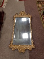 Lot 1409 - UPRIGHT WALL MIRROR OF GEORGE I DESIGN the...