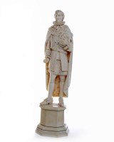 Lot 1444 - 19TH CENTURY DIEPPE CARVED IVORY STANDING...