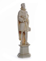 Lot 1445 - 19TH CENTURY DIEPPE CARVED IVORY STANDING...
