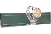 Lot 855 - GENTLEMAN'S ROLEX OYSTER PERPETUAL STAINLESS...