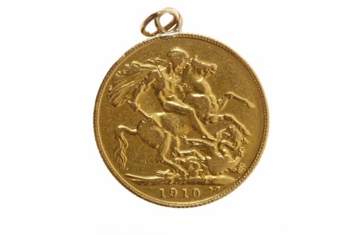 Lot 507 - GOLD SOVEREIGN DATED 1910