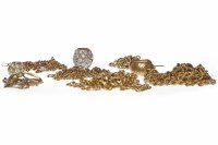 Lot 598 - GROUP OF VARIOUS GOLD CHAINS AND PENDANTS...