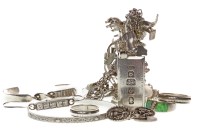 Lot 635 - GROUP OF SILVER JEWELLERY to include a silver...