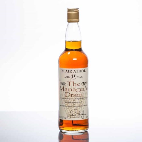 Lot 1257 - BLAIR ATHOL 15 YEARS OLD MANAGER'S DRAM Single...