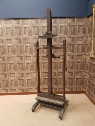 Lot 57 - LARGE OAK EASEL, FROM THE STUDIO OF PHILIP...