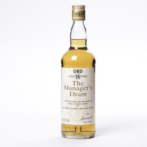 Lot 1288 - ORD 16 YEARS OLD MANAGER'S DRAM Single...