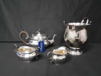 Lot 47 - LOT OF SILVER PLATED ITEMS including tea...