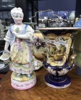Lot 81A - LOT OF PORCELAIN ITEMS including biscuit...