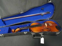 Lot 197 - CHINESE VIOLIN in case