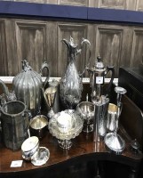 Lot 225 - LOT OF SILVER PLATED ITEMS