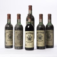 Lot 1373 - FRESCOBALDI NIPOZZANO 1967 (6) D.O.C. Chianti....