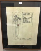 Lot 425 - LOT OF DRAWINGS BY CHARLES RENNIE MACKINTOSH...
