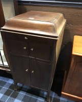 Lot 427 - HMV WIND UP GRAMOPHONE in mahogany case