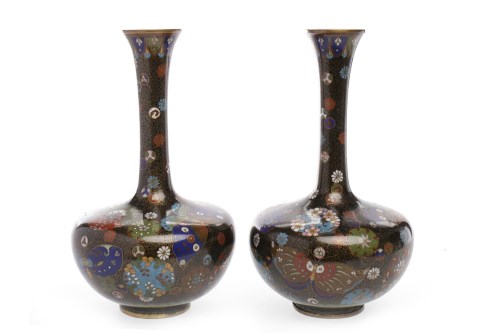 Lot 534 - PAIR OF EARLY 20TH CENTURY CHINESE CLOISONNE...