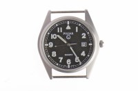 Lot 785 - GENTLEMAN'S PULSAR MILITARY ISSUE STAINLESS...