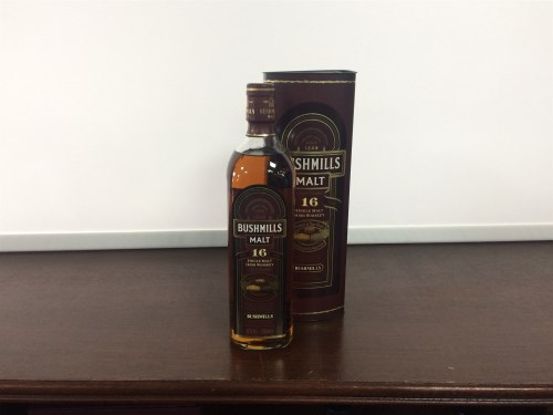 Lot 9 - BUSHMILLS MALT AGED 16 YEARS Active. County...