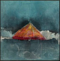 Lot 2146 - CONTEMPORARY BRITISH SCHOOL, LAND FORM oil on...