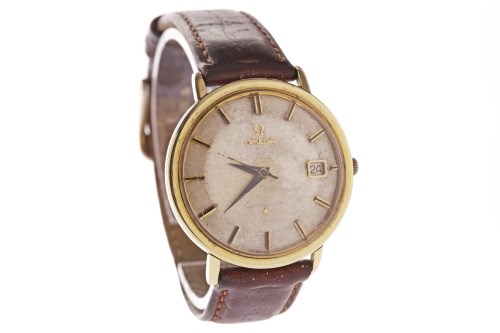 Lot 756 - GENTLEMAN'S OMEGA CONSTELLATION GOLD PLATED...