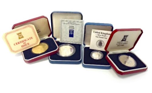 Lot 507 - COLLECTION OF SILVER PROOF COINS including...