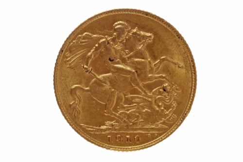 Lot 519 - GOLD SOVEREIGN DATED 1910