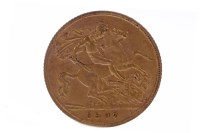 Lot 531 - GOLD HALF SOVEREIGN DATED 1907