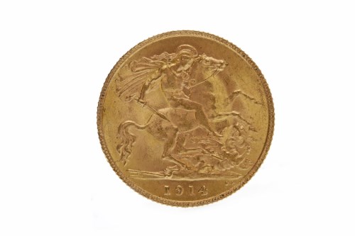 Lot 541 - GOLD HALF SOVEREIGN DATED 1914