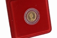 Lot 547 - GOLD PROOF HALF SOVEREIGN DATED 1980 in...
