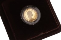 Lot 554 - GOLD PROOF SOVEREIGN DATED 1981 in capsule, in...