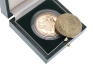 Lot 555 - UNITED KINGDOM GOLD PROOF TWO POUNDS COIN in...