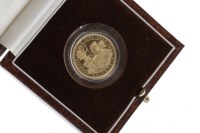 Lot 557 - BRITANNIA GOLD PROOF 1/4 OZ COIN DATED 1997 in...