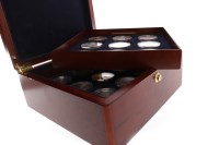 Lot 566 - THE GOLDEN AGE OF STEAM SILVER PROOF COIN SET...