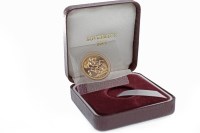 Lot 576 - GOLD PROOF SOVEREIGN DATED 2001 under plastic,...