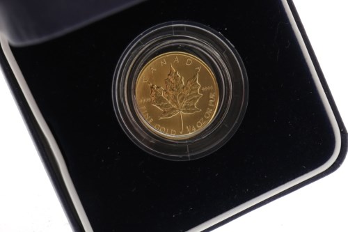 Lot 578 - CANADA PROOF 1/4 OZ FINE GOLD COIN DATED 2001...