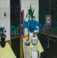 Lot 2188 - * JACK SHORE, DUALITY oil on board, signed...