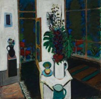 Lot 2189 - * JACK SHORE, DUALITY II oil on board, signed...