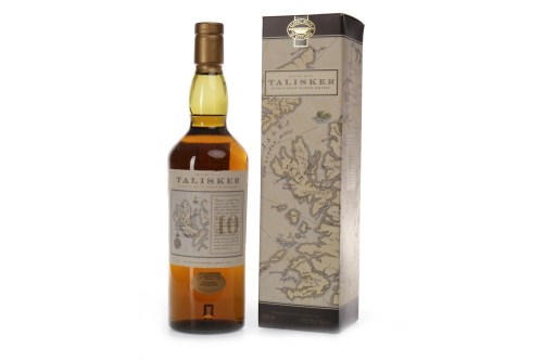 Lot 1079 - TALISKER 10 YEARS OLD - MAP LABEL Active....