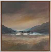 Lot 2220 - * STEVE MACGRUER, ISLANDS oil on board 93.5cm...