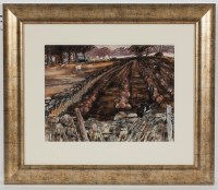 Lot 2201 - * JAMES S DAVIS, THE TURNIP HARVEST mixed...