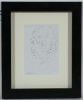 Lot 2278A - * PETER HOWSON OBE STUDY DONE WHILE MEETING A...