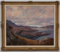 Lot 2280 - * DONALD M. SHEARER LOCH MAREE oil on canvas,...