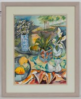 Lot 2298 - * ANNE MENDELOW, SUMMER STILL LIFE WITH...