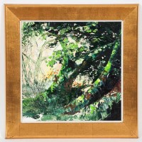 Lot 2215 - * JEAN W BELL, COOL SHADOWS acrylic on canvas,...