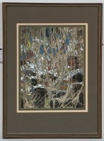 Lot 2327 - * MICHAEL TAIN, ABSTRACT I gouache, signed...