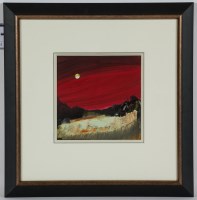 Lot 2407 - ^ GEORGE ALLEN, AT DUSK oil on canvas board...